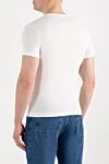 Men's white cotton T-shirt with logo Dolce & Gabbana - brand logo. 100% cotton. Country of manufacture: Italy. Care: specialized cleaning - photo 4