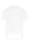 Men's white cotton T-shirt with logo Dolce & Gabbana - brand logo. 100% cotton. Country of manufacture: Italy. Care: specialized cleaning - photo 6