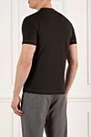 Коричневая футболка из хлопка мужская Brunello Cucinelli - 100% хлопок. Страна производитель: Италия. Уход: специализированная чистка - фото 4