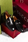 Gucci Чоловічі лофери Horsebit чорні - легендарний логотип Horsebit. 100% натуральна шкіра. зі шкіри. Країна виробник: Італія. Догляд: спеціалізоване чищення - фото 7