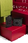 Шкіряна візитниця чорна з логотипом GG Gucci - логотип GG. 100% натуральна шкіра. Країна виробник: Італія. Догляд: спеціалізоване чищення - фото 6