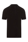 Brown Linen Men's Crew Neck T-Shirt Gran Sasso - 100% flax. Country of manufacture: Italy. Care: specialized cleaning - photo 6