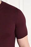 Corneliani Тонкий джемпер лаконичного дизайна из хлопка и кашемира с круглым вырезом (уценка) - 85% хлопок, 15% кашемир. Страна производитель: Италия. Уход: специализированная чистка - фото 5