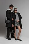 Кросівки чоловічі Re-Web зі шкіри чорного кольору Gucci - Лейбл з переплетеними літерами G, смугою Web та написом Gucci. натуральна шкіра. каучук з переплетеними літерами G та написом Gucci. Підбор: Висота: 34 мм. Країна виробник: Італія. Догляд: спеціалізоване чищення - фото 6