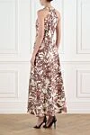 Cotton poplin dress with herbarium print and halter neck with Monil chain Brunello Cucinelli - herbarium print. 100% cotton. Country of manufacture: Italy. Care: specialized cleaning - photo 4