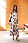 Brunello Cucinelli Cotton poplin dress with herbarium print and halter neck with Monil chain - herbarium print. 100% cotton. Country of manufacture: Italy. Care: specialized cleaning - photo 7