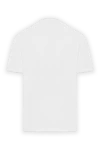 White men's T-shirt with cotton trim Brunello Cucinelli - contrast edging. 100% cotton. Country of manufacture: Italy. Care: specialized cleaning - photo 6