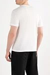 White T-shirt with Compass logo patch Stone Island - brand logo. 100% cotton. Country of manufacture: Italy. Care: specialized cleaning - photo 4