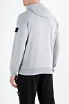 Худі з капюшоном і нашивкою у вигляді компаса з бавовни Stone Island - логотип бренду. капюшон з куліскою. 100% бавовна. кишеня кенгуру. Країна виробник: Італія. Догляд: спеціалізоване чищення - фото 4