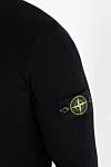 Stone Island Черный джемпер мужской из шерсти с логотипом - логотип бренда. 100% шерсть. Страна производитель: Италия. Уход: специализированная чистка - фото 5