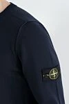 Stone Island Branded men's black cotton jumper - brand logo. 100% cotton. Country of manufacture: Italy. Care: specialized cleaning - photo 5