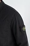 Stone Island Black cotton shirt with zipper and logo - brand logo . 100% cotton. buttons, zipper. chest pocket. Country of manufacture: Italy. Care: specialized cleaning - photo 5
