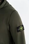 Stone Island Зеленый спортивный костюм с капюшоном на молнии - логотип бренда. капюшон. 100% хлопок. карман на штанине, два боковых кармана. Страна производитель: Италия. Уход: специализированная чистка - фото 5