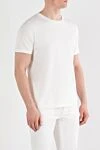 Stone Island Футболка с графическим принтом из хлопка мужская белая - графический принт. 100% хлопок. Страна производитель: Италия. Уход: специализированная чистка - фото 3