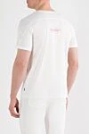 Футболка с графическим принтом из хлопка мужская белая Stone Island - графический принт. 100% хлопок. Страна производитель: Италия. Уход: специализированная чистка - фото 4