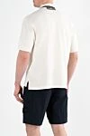 Сорочка-поло з коротким рукавом із бавовняного трикотажу Stone Island - логотип бренду. 100% бавовна. гудзики. Країна виробник: Італія. Догляд: спеціалізоване чищення - фото 4