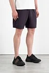 Stone Island Бордовые шорты на завязке с логотипом из хлопка - логотип бренда. 100% хлопок. молния кулиска. два боковых кармана. Страна производитель: Италия. Уход: специализированная чистка - фото 3