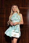 Костюм с юбкой Toile de Jouy Sauvage зеленого цвета Dior - принт Toile de Jouy Sauvage. 75% хлопок, 25% шелк. пуговицы, завязка. Страна производитель: Франция. Уход: специализированная чистка - фото 8