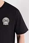Dolce & Gabbana Черная футболка из хлопка с вышитым логотипом - логотип бренда. 100% хлопок. Страна производитель: Италия. Уход: специализированная чистка - фото 5