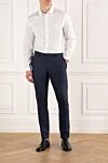 White lightweight men's cotton shirt Saint Laurent - 100% cotton. Closure: buttons. Country of manufacture: Italy. Care: specialized cleaning - photo 2