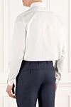 White lightweight men's cotton shirt Saint Laurent - 100% cotton. Closure: buttons. Country of manufacture: Italy. Care: specialized cleaning - photo 4