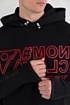 Moncler Худи с капюшоном черного цвета из джерси с логотипом - логотип бренда. Доплонительно: капюшон. 57% полиэстер, 33% полиамид, 10% эластан. Страна производитель: Италия. Уход: специализированная чистка - фото 5