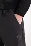 Moncler Чоловічі джогери Moncler Grenoble з матеріалу GORE-TEX чорні - 100% поліестер. куліска. Країна виробник: Італія. Догляд: спеціалізоване чищення - фото 5