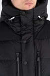 Moncler Пухова лижна куртка з подвійним капюшоном Rodenberg - Триколірні деталі, логотип бренду. подвійний каптур з трирівневою еластичною куліскою та нейлоновою підкладкою. 100% нейлон. блискавка. зовнішні кишені з застібкою-блискавкою, кишеня для скі-пасу, внутрішня кишеня для електронних пристроїв та еластична сітчаста кишеня з серветкою для чищення маски або окулярів. Утеплювач: з пуху. Країна виробник: Італія. Догляд: спеціалізоване чищення - фото 5