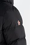Пухова лижна куртка з подвійним капюшоном Rodenberg Moncler - Триколірні деталі, логотип бренду. подвійний каптур з трирівневою еластичною куліскою та нейлоновою підкладкою. 100% нейлон. блискавка. зовнішні кишені з застібкою-блискавкою, кишеня для скі-пасу, внутрішня кишеня для електронних пристроїв та еластична сітчаста кишеня з серветкою для чищення маски або окулярів. Утеплювач: з пуху. Країна виробник: Італія. Догляд: спеціалізоване чищення - фото 6