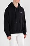 Off-White Худи мужское из хлопка с принтом Back Arrow - логотип бренда, принт Back Arrow. Доплонительно: капюшон с кулиской. 100% хлопок. карман кенгуру. Страна производитель: Италия. Уход: специализированная чистка - фото 3