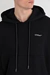 Off-White Худи мужское из хлопка с принтом Back Arrow - логотип бренда, принт Back Arrow. Доплонительно: капюшон с кулиской. 100% хлопок. карман кенгуру. Страна производитель: Италия. Уход: специализированная чистка - фото 5
