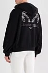 Худи с капюшоном Bandana на завязках из хлопка мужское Off-White - логотип бренда. Доплонительно: капюшон с кулиской. 100% хлопок. карман кенгуру. Страна производитель: Италия. Уход: специализированная чистка - фото 4