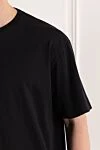 Off-White Хлопковая футболка с принтом мужская черная - принт логотипа. 100% хлопок. Страна производитель: Италия. Уход: специализированная чистка - фото 5