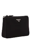 Prada Re-Nylon Enamel Triangle Logo Messenger Bag - Decoration: enamel triangle logo. . Material: 100% polyamide. Strap length: adjustable and detachable shoulder strap. detachable coin purse. zip at top. Country of manufacture: Italy. Care: specialized cleaning - photo 3