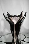 Dior Жіночі туфлі Tribales Slingback чорні лаковані - декоративні перлини CD на підборах. 100% натуральна шкіра. шкіряна підошва з вигравіруваною зіркою. Країна виробник: Італія. Догляд: спеціалізоване чищення - фото 7