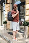 Футболка мужская коричневого цвета из хлопка с окантовкой Brunello Cucinelli - контрастная окантовка. 100% хлопок. Страна производитель: Италия. Уход: специализированная чистка - фото 8