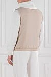 Loro Piana Reversible Vest made of wind-resistant microfiber brown - 100% nylon. Color: brown. zipper. two side pockets. Country of manufacture: Italy. Care: specialized cleaning - photo 5