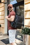 Loro Piana Спортивная бейсболка с вишитым логотипом коричневая мужская - логотип бренда. 100% микрофибра. Страна производитель: Италия. Уход: специализированная чистка - фото 5
