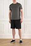 Мягкая футболка из хлопково-шелкового трикотажа зеленая Loro Piana - 60% шелк, 40% хлопок. Страна производитель: Италия. Уход: специализированная чистка - фото 2