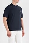 Stone Island Футболка из хлопкового трикотажа с однотонной нашивкой в ??виде компаса - логотип бренда. 100% хлопок. Страна производитель: Италия. Уход: специализированная чистка - фото 3