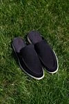 Men's suede mules black Cesare di Napoli - contrast sole. 100% suede. Country of manufacture: Italy. Care: specialized cleaning - photo 6