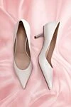 White leather stiletto heels Le Silla - 100% genuine leather. leather sole. Country of manufacture: Italy. Care: specialized cleaning - photo 6