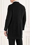 Men's single-breasted wool coat Lubiam - 100% wool. Closure: buttons. two side pockets. Country of manufacture: Italy. Care: specialized cleaning - photo 4