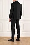 Men's single-breasted wool suit Lubiam - 100% wool. Closure: buttons. 2 side pockets, one chest pocket. Country of manufacture: Italy. Care: specialized cleaning - photo 4