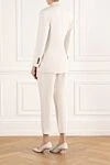 Suit made of comfortable viscose twill couture with Monil chain beige Brunello Cucinelli - Monil chains. 98% viscose, 2% elastane. Closure: buttons. 2 side pockets. Country of manufacture: Italy. Care: specialized cleaning - photo 4