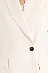 Suit made of comfortable viscose twill couture with Monil chain beige Brunello Cucinelli - Monil chains. 98% viscose, 2% elastane. Closure: buttons. 2 side pockets. Country of manufacture: Italy. Care: specialized cleaning - photo 6