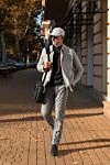 Seraphin Замшевая куртка-рубашка на меху серого цвета - 100% замша, 100% альпака. кнопки. два боковых кармана, два нагрудных кармана. Страна производитель: Франция. Уход: специализированная чистка - фото 7