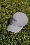 Brunello Cucinelli Stretch nylon baseball cap with logo, gray - logo. 85% nylon, 15% elastane. Country of manufacture: Italy. Care: specialized cleaning - photo 5