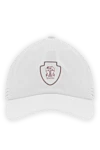 Brunello Cucinelli White Stretch Nylon Baseball Cap with Logo - logo. 85% nylon, 15% elastane. Country of manufacture: Italy. Care: specialized cleaning - photo 1