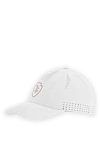 Brunello Cucinelli White Stretch Nylon Baseball Cap with Logo - logo. 85% nylon, 15% elastane. Country of manufacture: Italy. Care: specialized cleaning - photo 3